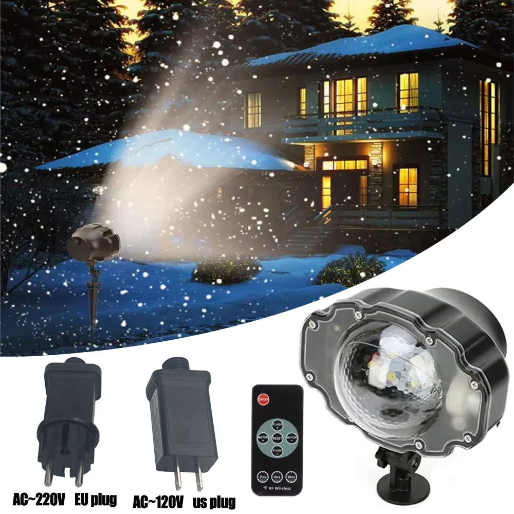 Outdoor Lighting Remote Control - DACHAN Snowfall LED Light Projector, Snow