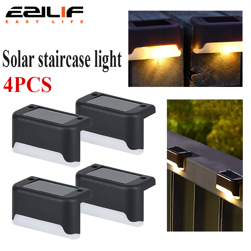 Outdoor Lighting Ground - 4PCS Solar Deck Light Outdoor IP65