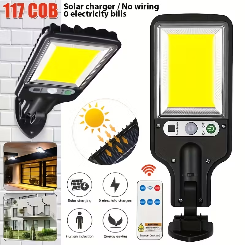 Outdoor Lighting Front Yard - LED/COB Solar Motion Sensor Light 3