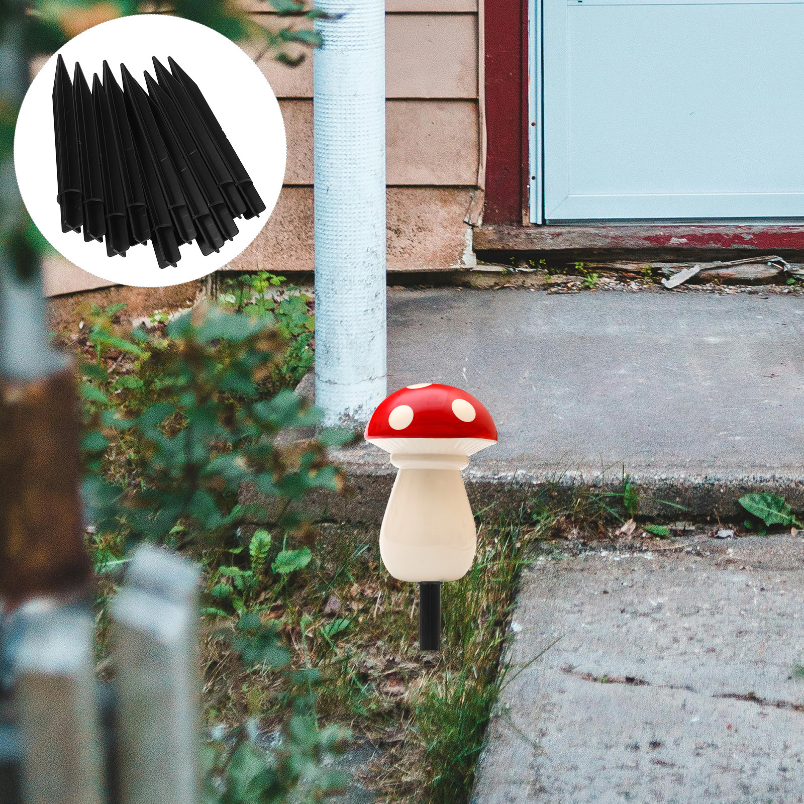 Outdoor Lighting Ground - 10 Pcs Lawn Lamp Ground Spike