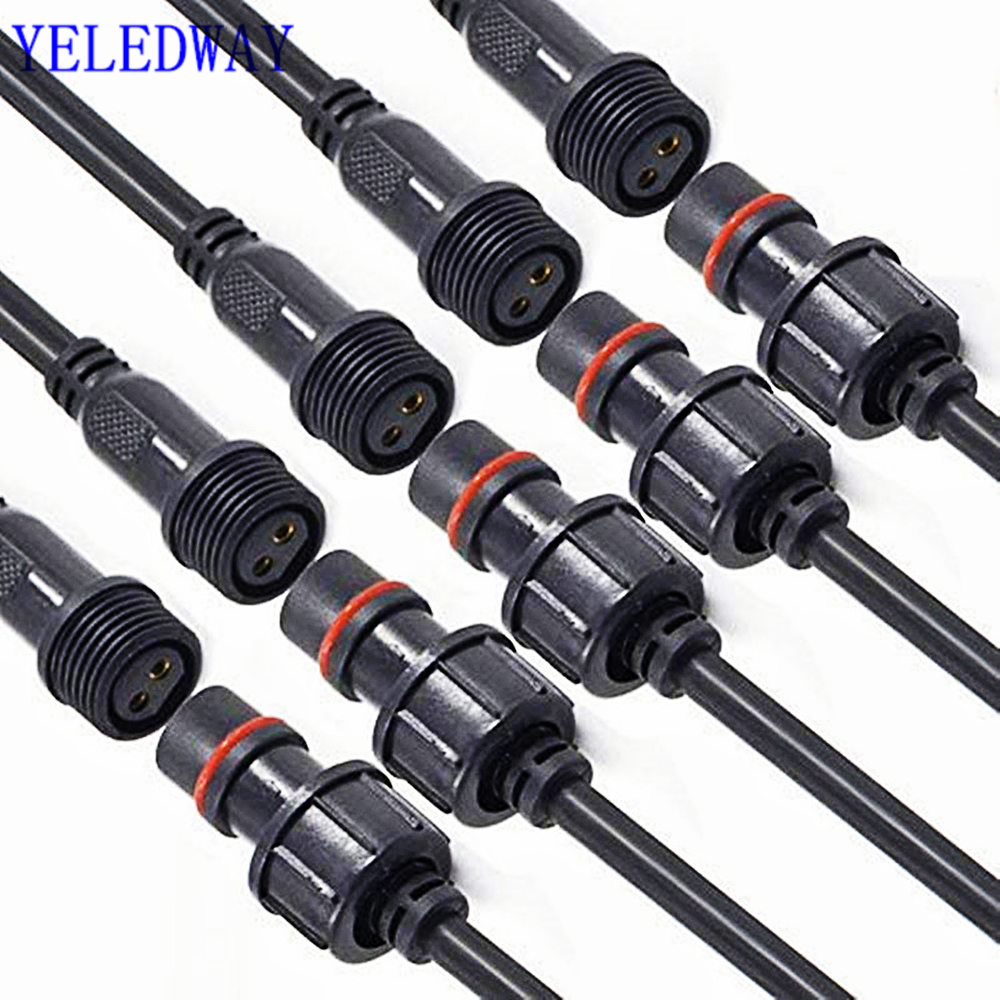 Outdoor Lighting Extension Cord - 2pin DC LED Cable 1 Metre