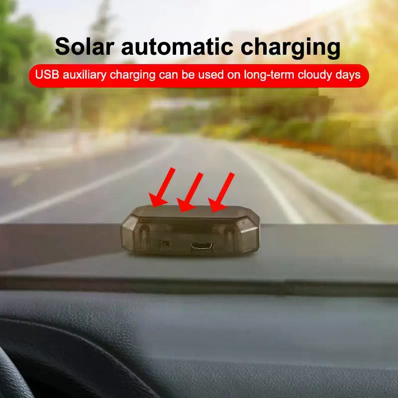 Outdoor Lighting Wireless - Car Mini LED Solar Power Warning