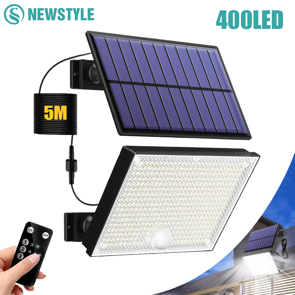 Outdoor Lighting Front Yard - Solar Outdoor Motion Detector Lamp 400LED