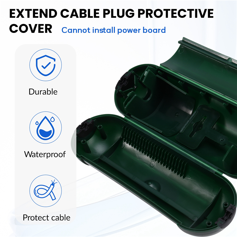 Outdoor Lighting Extension Cord - Y50A-2PCS Extension Cord Plug Connection Protective