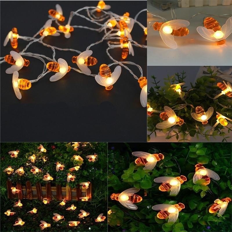 10 LED Honey Bee Led String Fa – Outdoor Lighting For Fence recenzja i cena