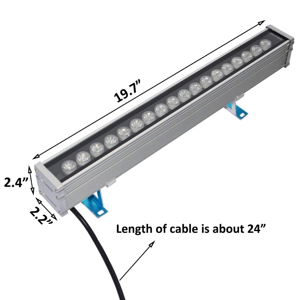 12w 50cm LED Wall Washer Light – Outdoor Lighting With Outlet recenzja i cena