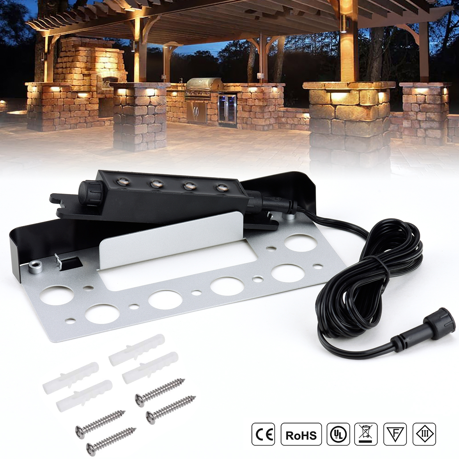 7 Inch LED Hardscape Lights,Re – Outdoor Lighting Low Voltage recenzja i cena