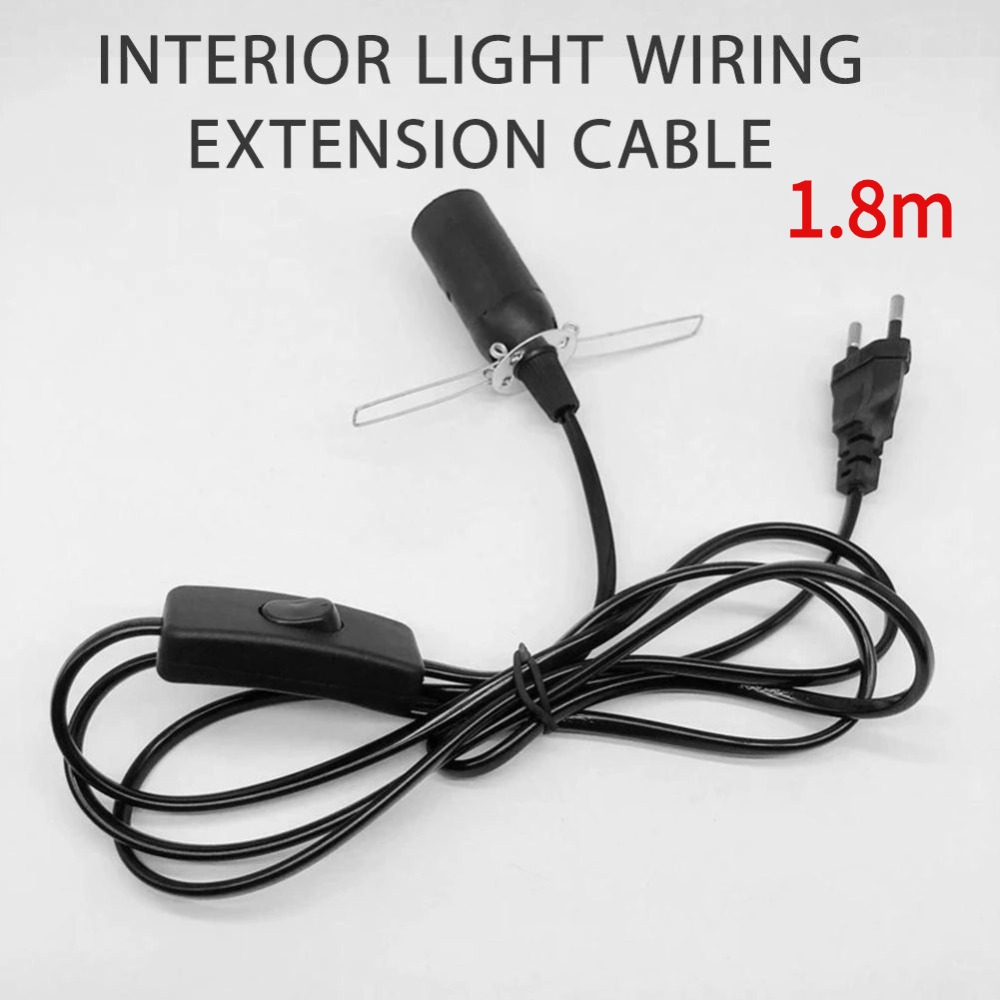 1.8m Power Cord Cable with ON  – Outdoor Lighting Extension Cord recenzja i cena