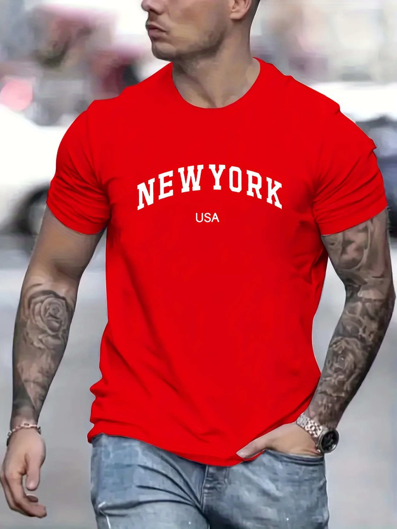 Men's 100 cotton summer fashio – Outdoor Lighting New York recenzja i cena