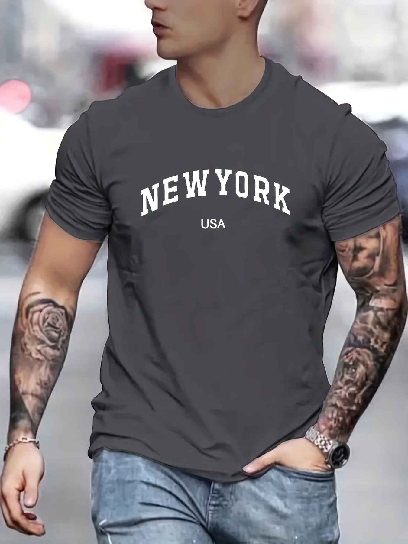 Men's 100 cotton summer fashio – Outdoor Lighting New York recenzja i cena
