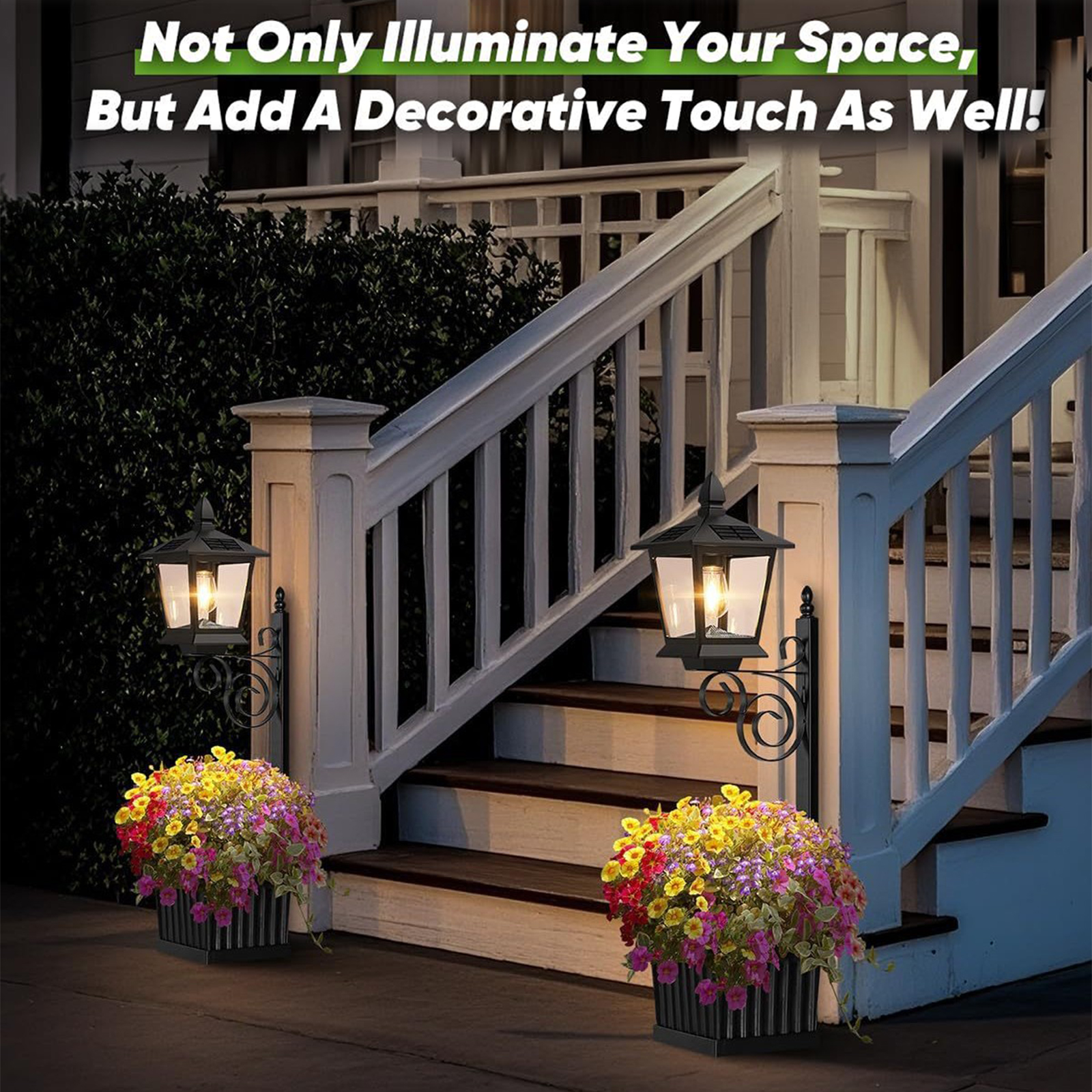 2 In 1 Outdoor Flower Pots Lig – Outdoor Lighting Front Yard recenzja i cena