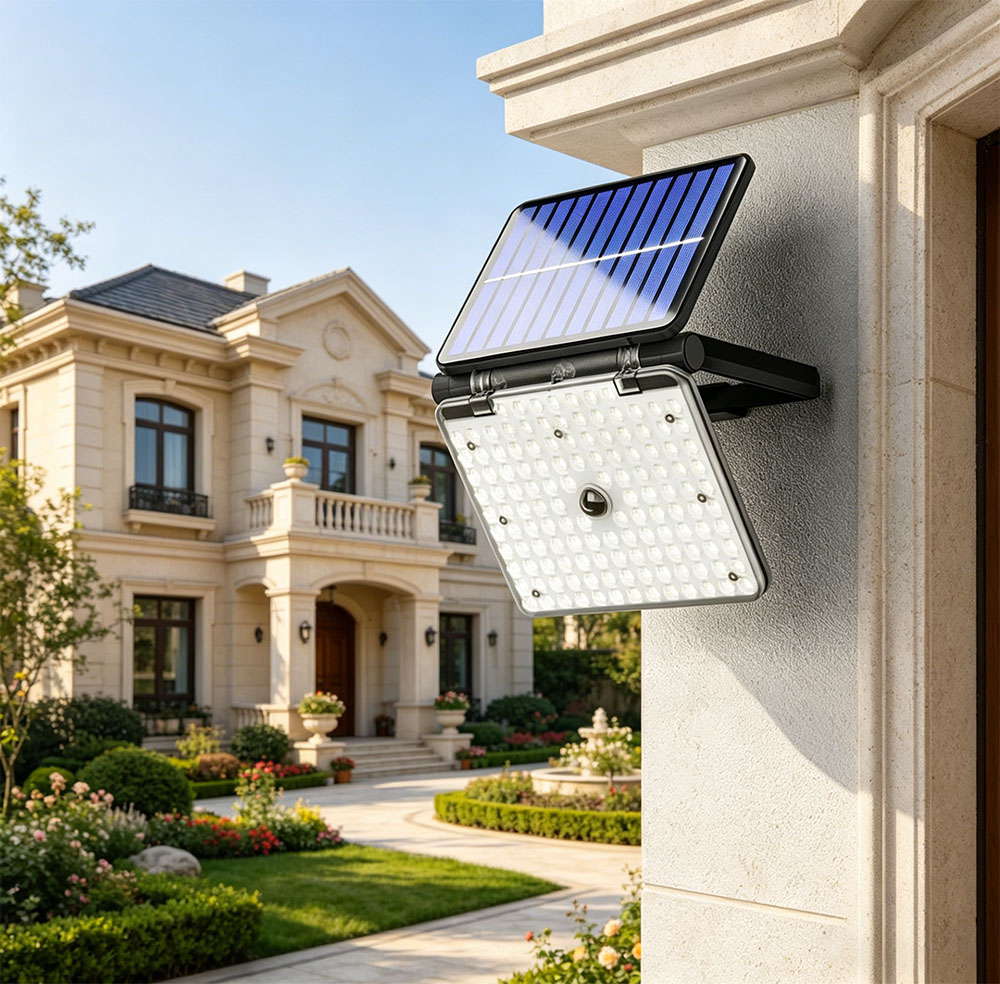 1/2/4 PCS Solar Flood Lights O – Outdoor Lighting Front Yard recenzja i cena
