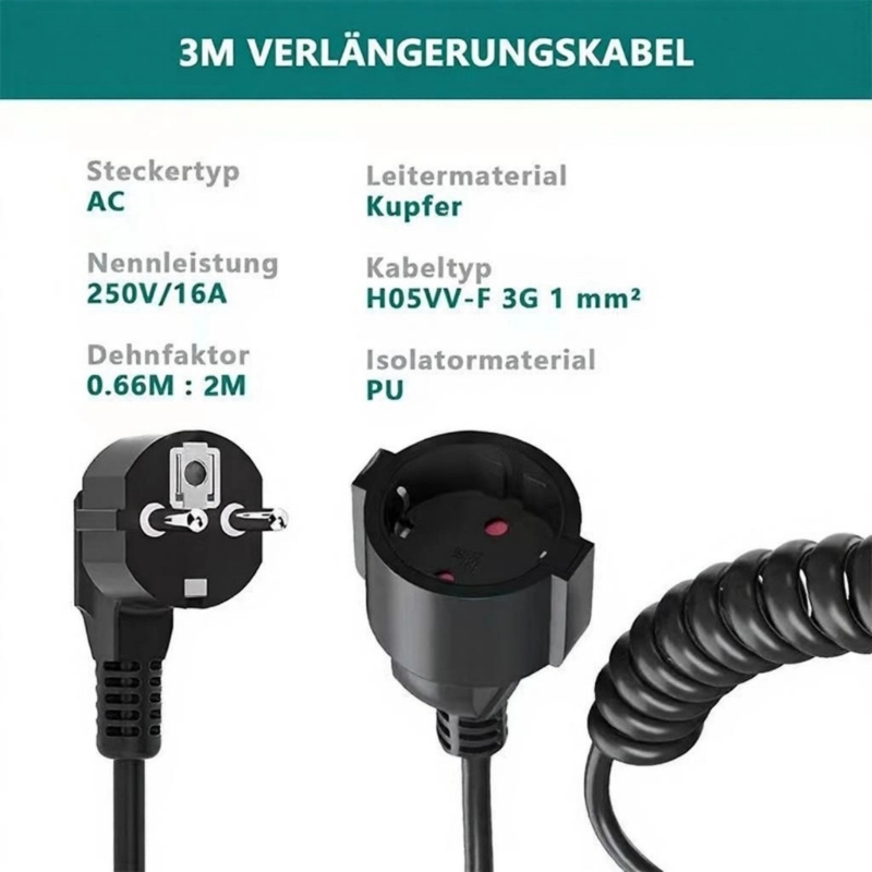  Extension Cord Power Extensio – Outdoor Lighting Extension Cord recenzja i cena