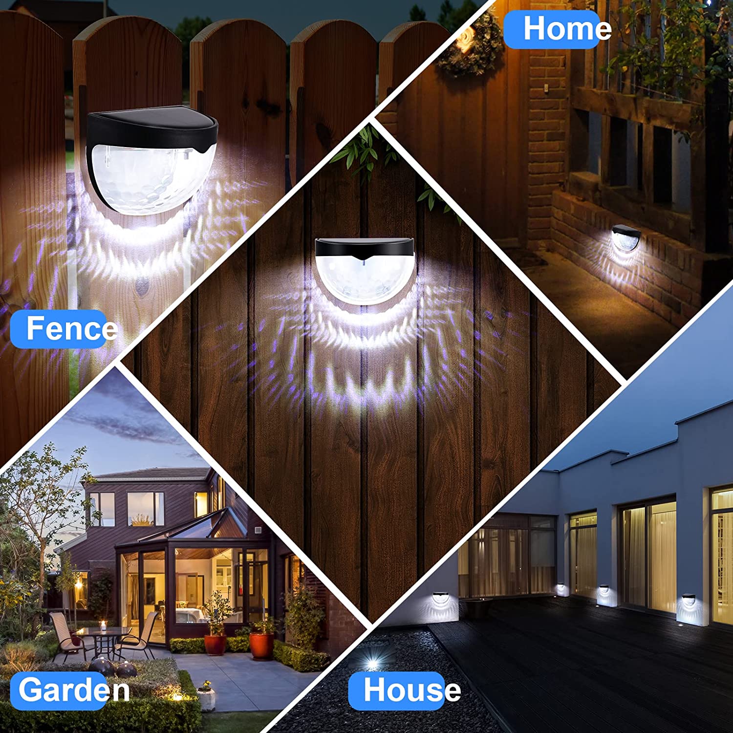 LED Solar Light Outdoor Wall L – Outdoor Lighting For Fence recenzja i cena