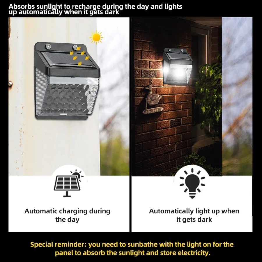 LED Solar Light PIR Motion Sen – Outdoor Lighting Lamps recenzja i cena