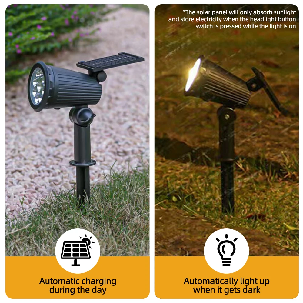 1/2PCS Solar Powered 9LED Lamp – Outdoor Lighting With Outlet recenzja i cena
