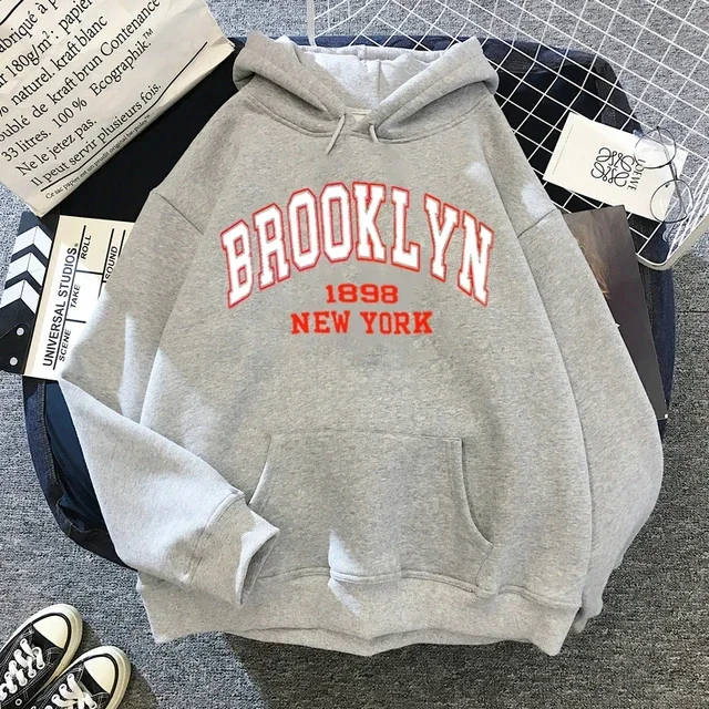 Brooklyn Letter Print Hooded S – Outdoor Lighting New York recenzja i cena