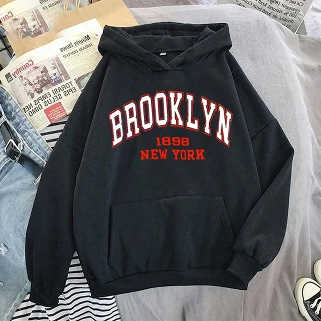 Brooklyn Letter Print Hooded S – Outdoor Lighting New York recenzja i cena