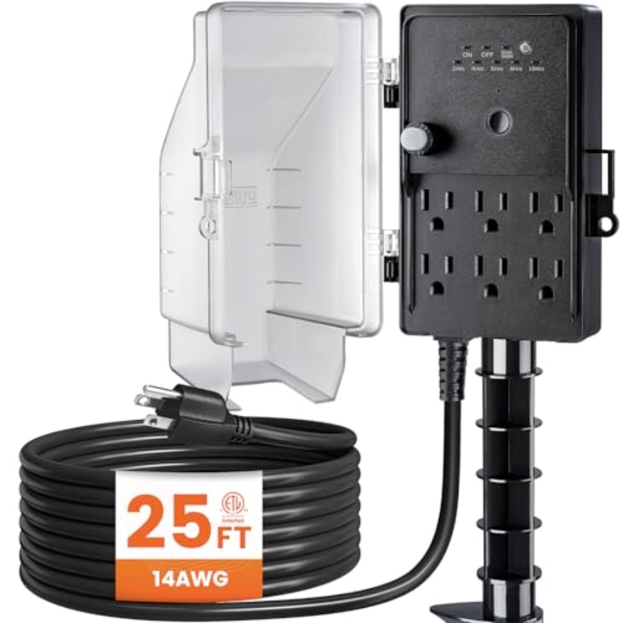 Outdoor Power Stake Dusk to Da – Outdoor Lighting Extension Cord recenzja i cena