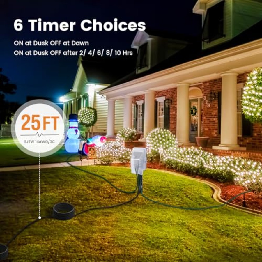 Outdoor Power Stake Dusk to Da – Outdoor Lighting Extension Cord recenzja i cena