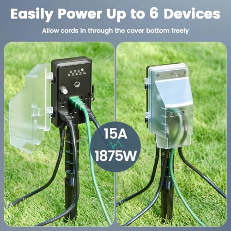 Outdoor Power Stake Dusk to Da – Outdoor Lighting Extension Cord recenzja i cena
