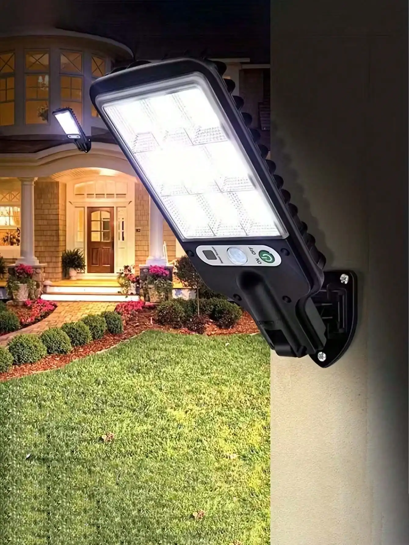 108 COB Solar Sensor Wall Ligh – Outdoor Lighting Remote Control recenzja i cena
