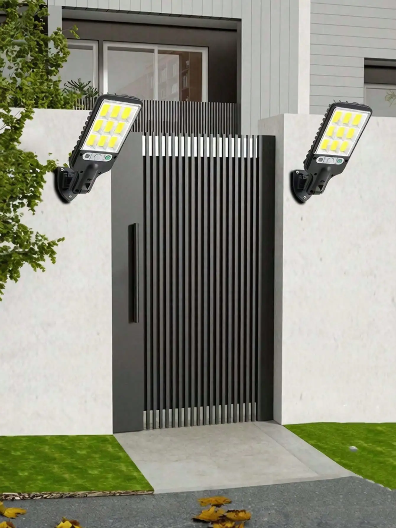 108 COB Solar Sensor Wall Ligh – Outdoor Lighting Remote Control recenzja i cena
