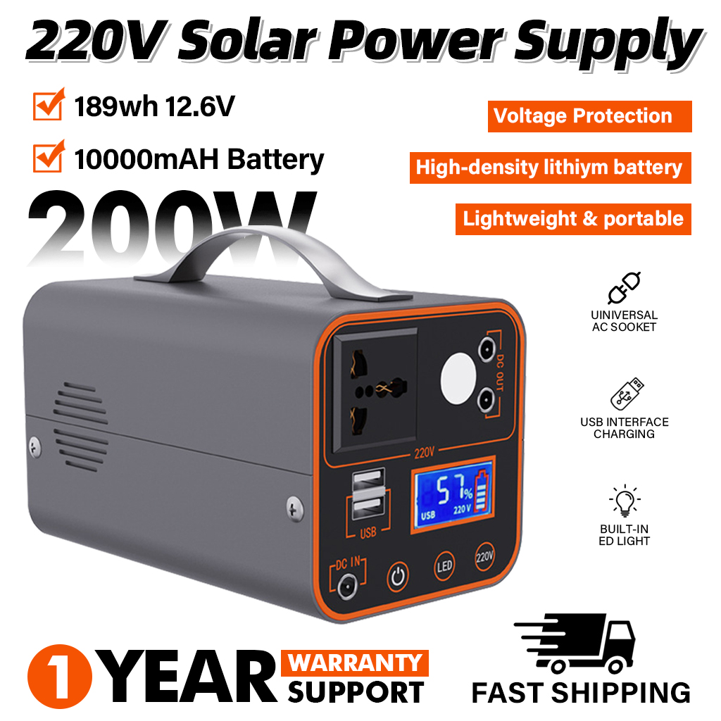 200W Portable Power Station 22 – Outdoor Lighting With Outlet recenzja i cena