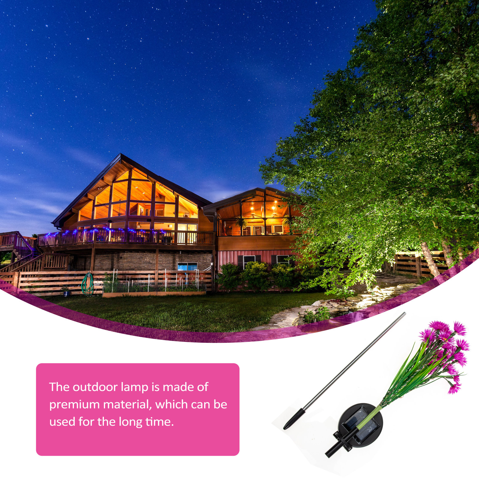 Solar LED Ground Lamp Chrysant – Outdoor Lighting Ground recenzja i cena