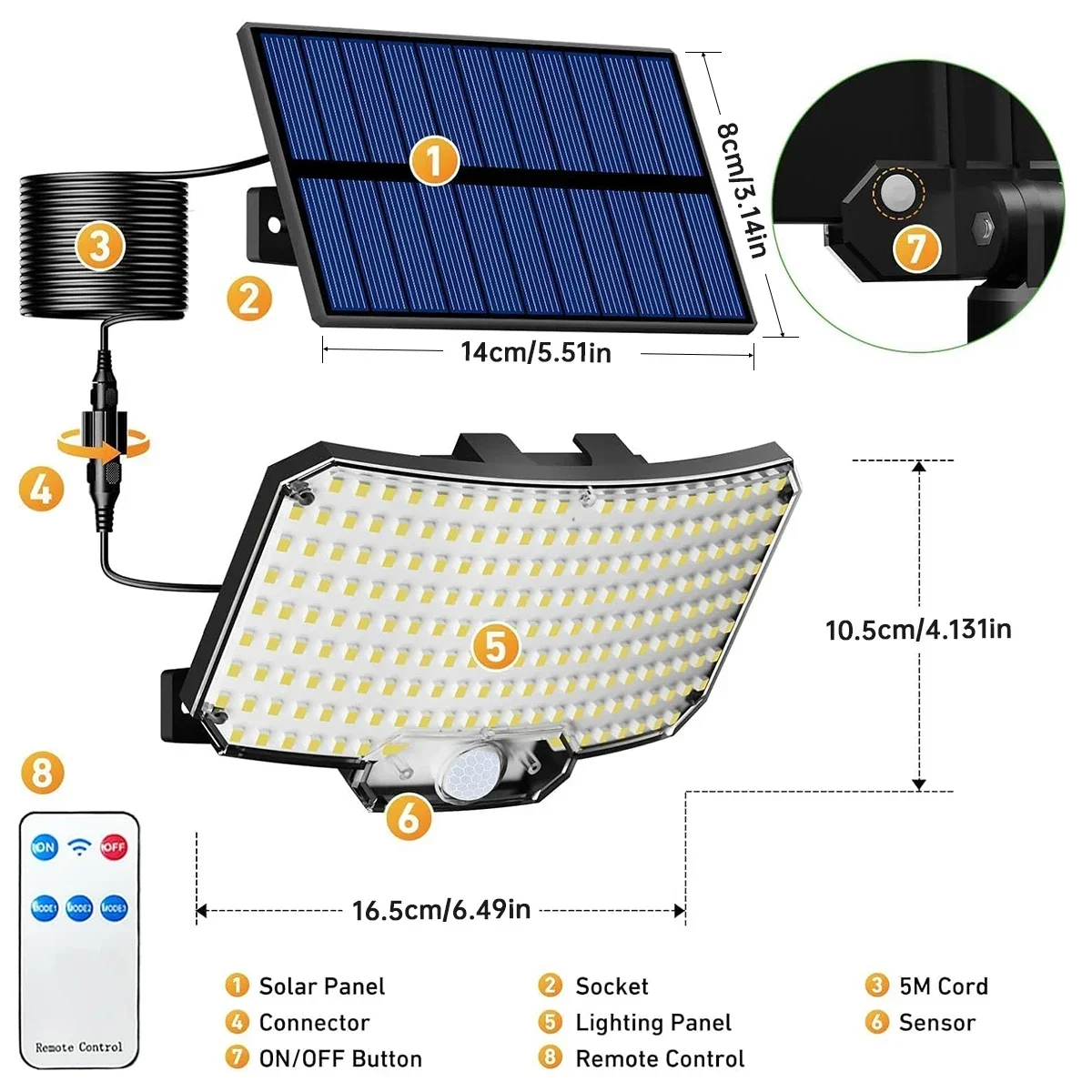 234LED Solar Outdoor Lights Mo – Outdoor Lighting Lamps recenzja i cena