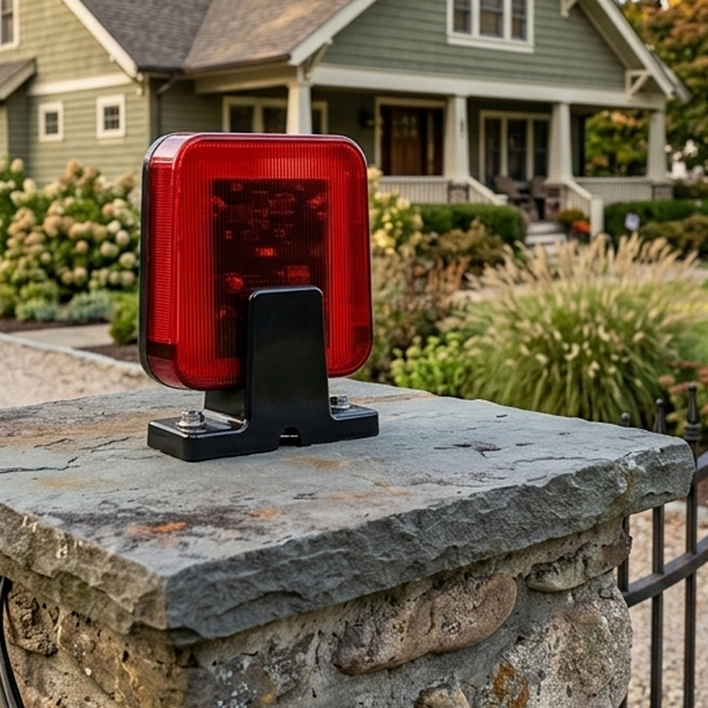 LED Wall Mount Emergency Strob – Outdoor Lighting With Outlet recenzja i cena