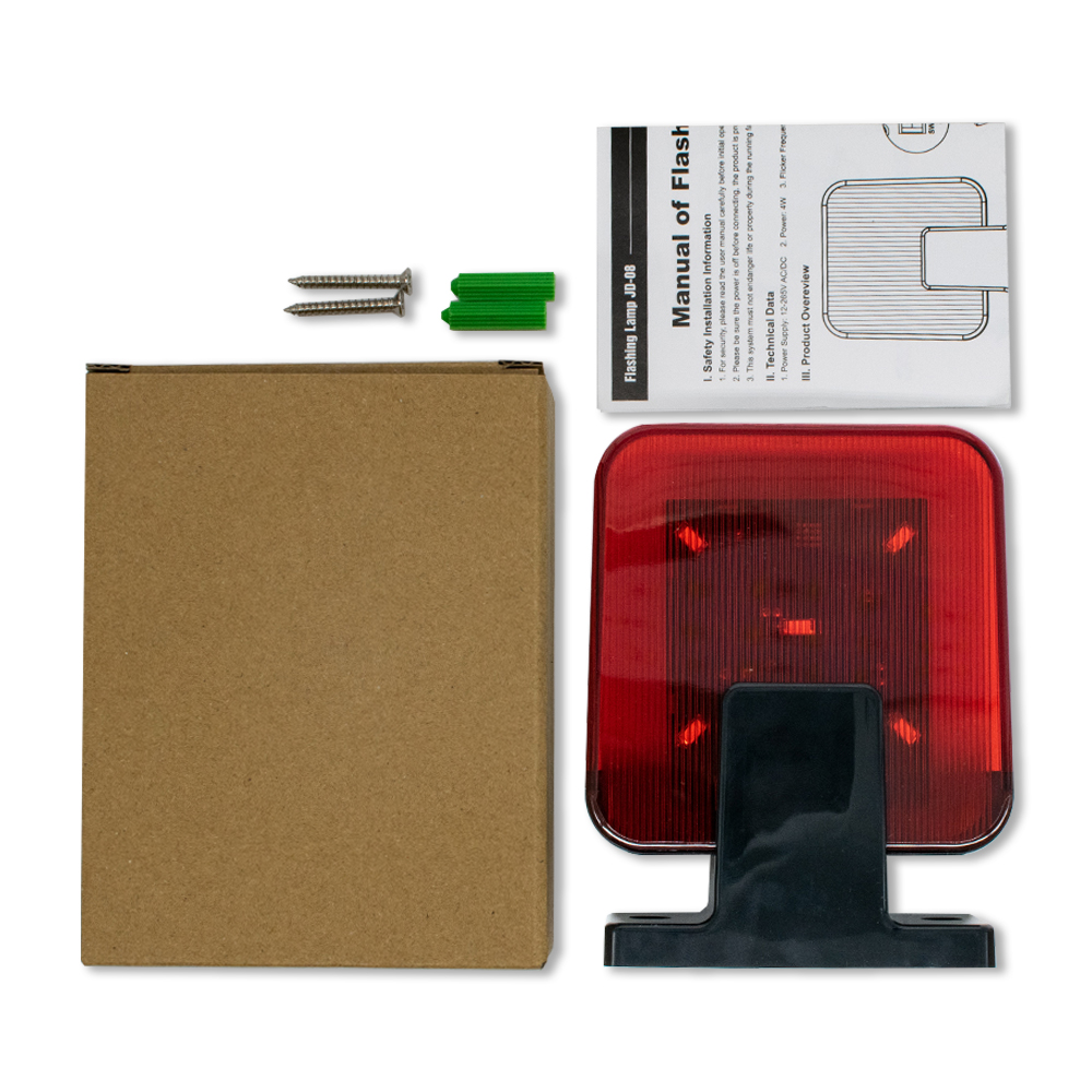 LED Wall Mount Emergency Strob – Outdoor Lighting With Outlet recenzja i cena