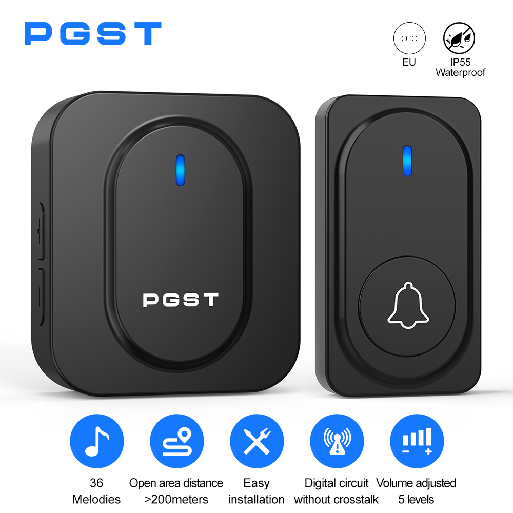 PGST Wireless Doorbell 36 Chim – Outdoor Lighting Wireless recenzja i cena