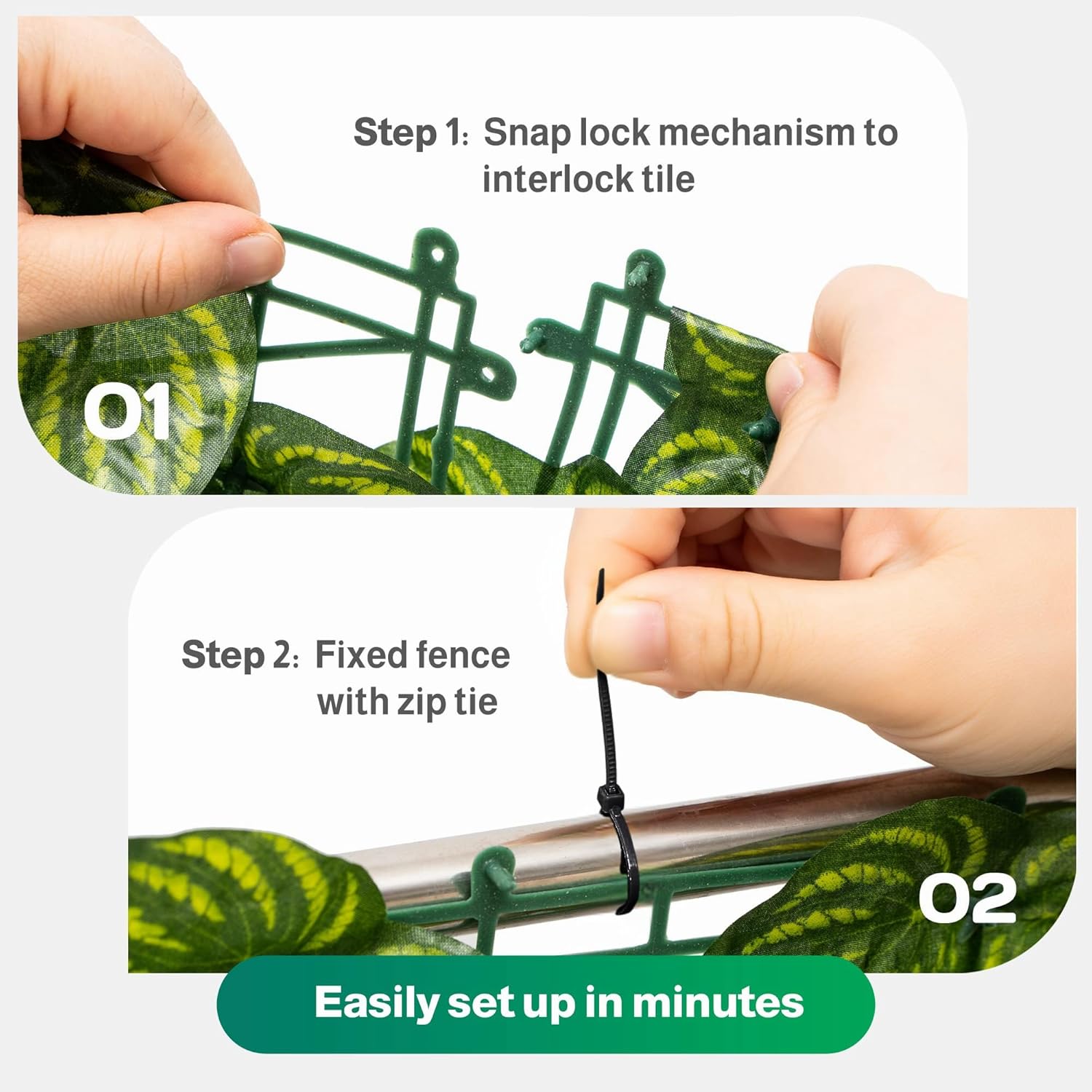 Expandable Artificial Ivy Priv – Outdoor Lighting For Fence recenzja i cena