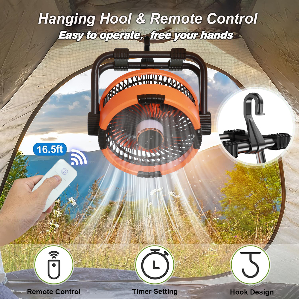 Ceiling Fan Portable Electric  – Outdoor Lighting Wireless recenzja i cena