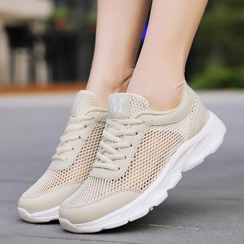 Summer Breathable Sneakers Wom – Outdoor Lighting Ideas For Front Of House recenzja i cena