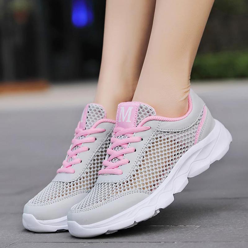 Summer Breathable Sneakers Wom – Outdoor Lighting Ideas For Front Of House recenzja i cena
