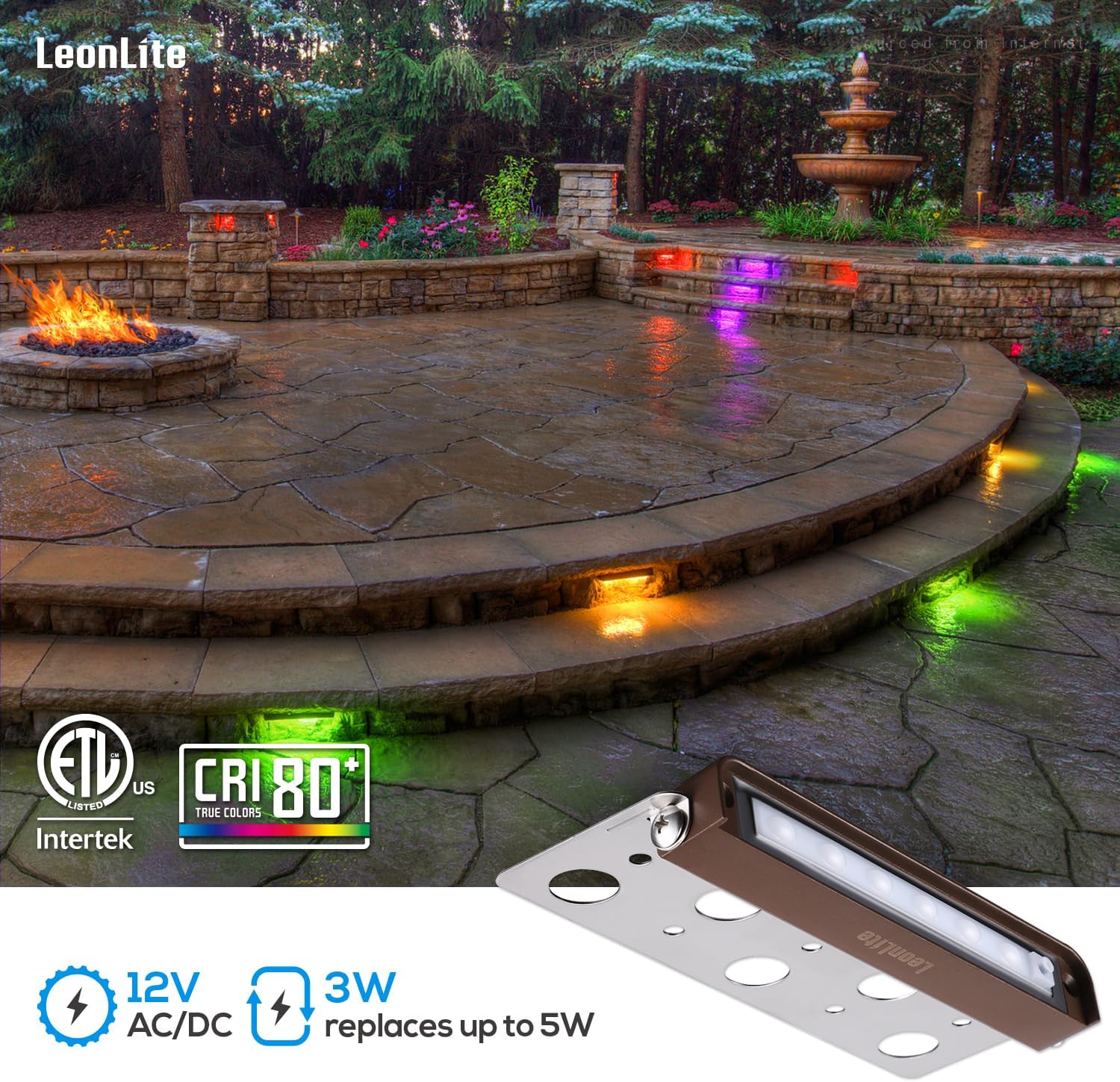 8 Pack RGB 7 Inch 3W LED Retai – Outdoor Lighting Low Voltage recenzja i cena