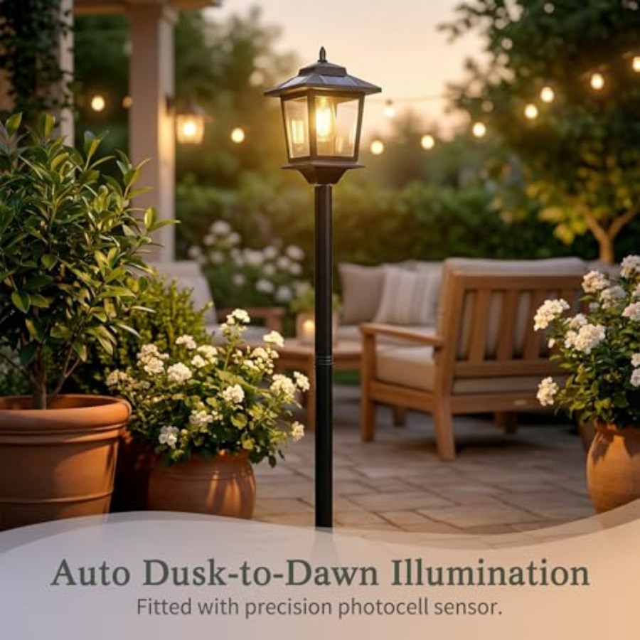 Outdoor Solar Post Lights, 2-P – Outdoor Lighting Lamps recenzja i cena