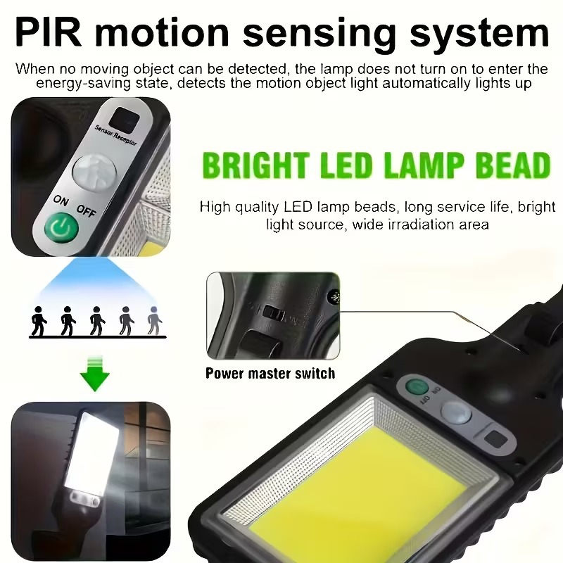 LED/COB Solar Motion Sensor Li – Outdoor Lighting Front Yard recenzja i cena
