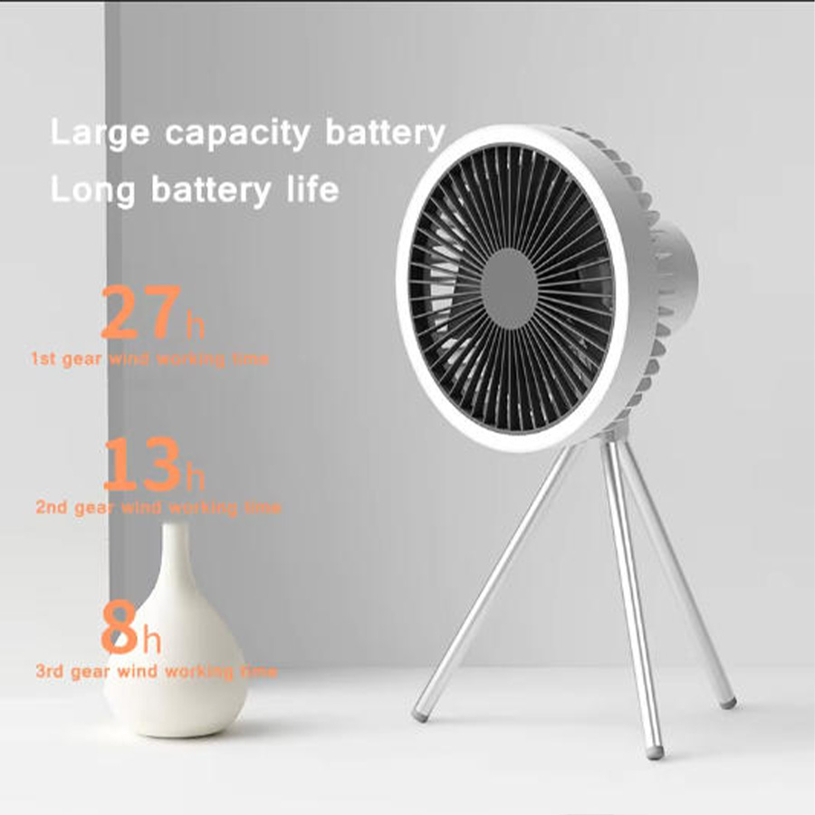 Portable Camping Fan With LED  – Outdoor Lighting Wireless recenzja i cena