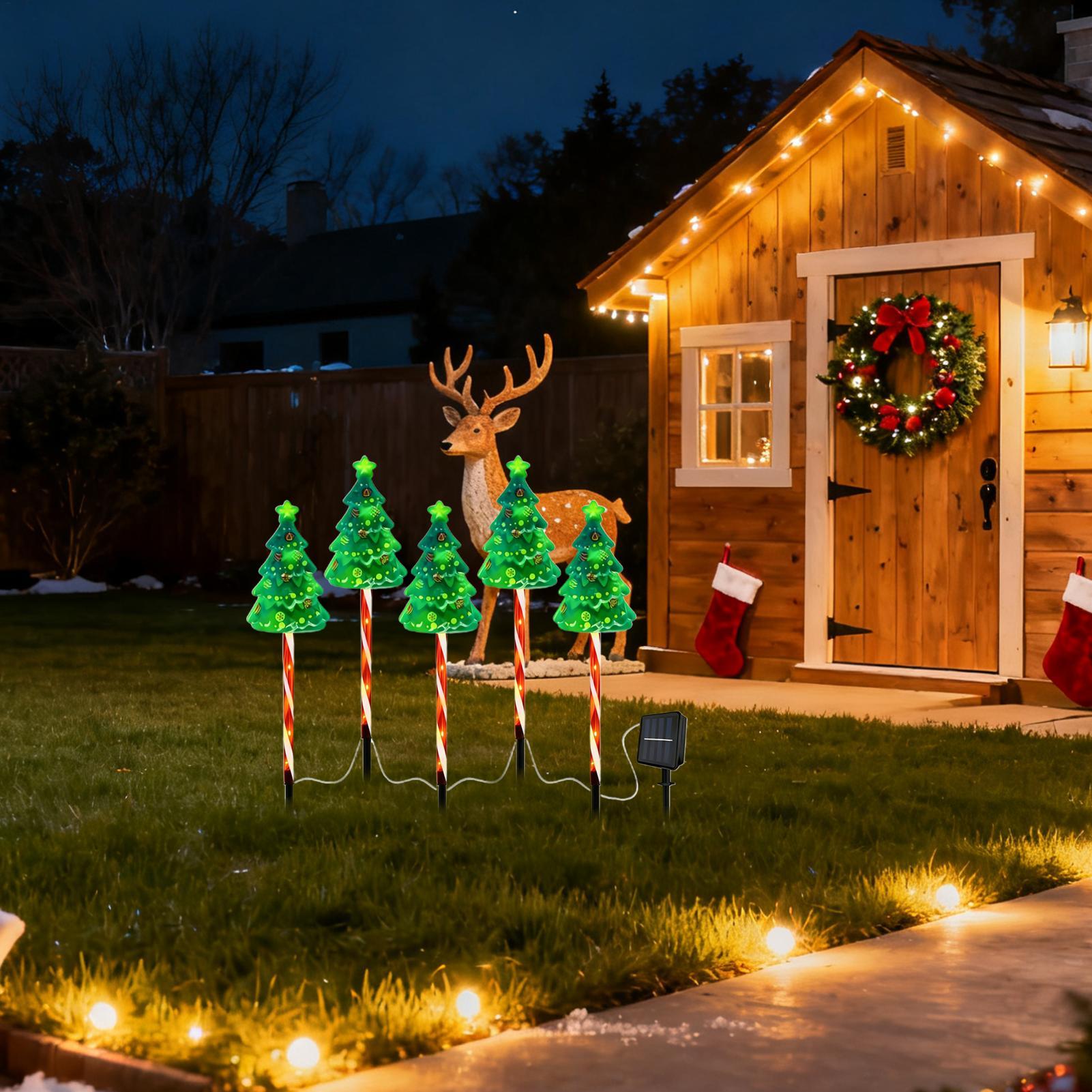 Christmas Tree Driveway Light  – Outdoor Lighting Front Yard recenzja i cena
