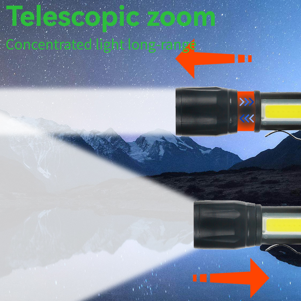 Mini LED Flashlight COB+XPE Po – Outdoor Lighting Nearby recenzja i cena