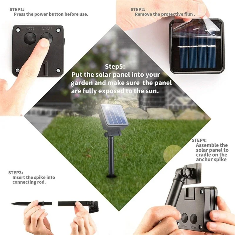 Solar String Fairy Lights Outd – Outdoor Lighting For Fence recenzja i cena