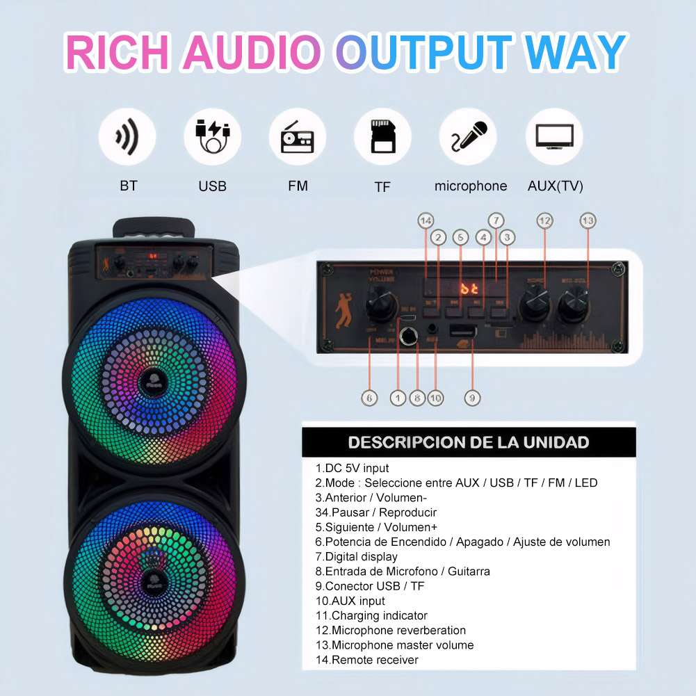 For Party Bluetooth Speaker Do – Outdoor Lighting Unit recenzja i cena