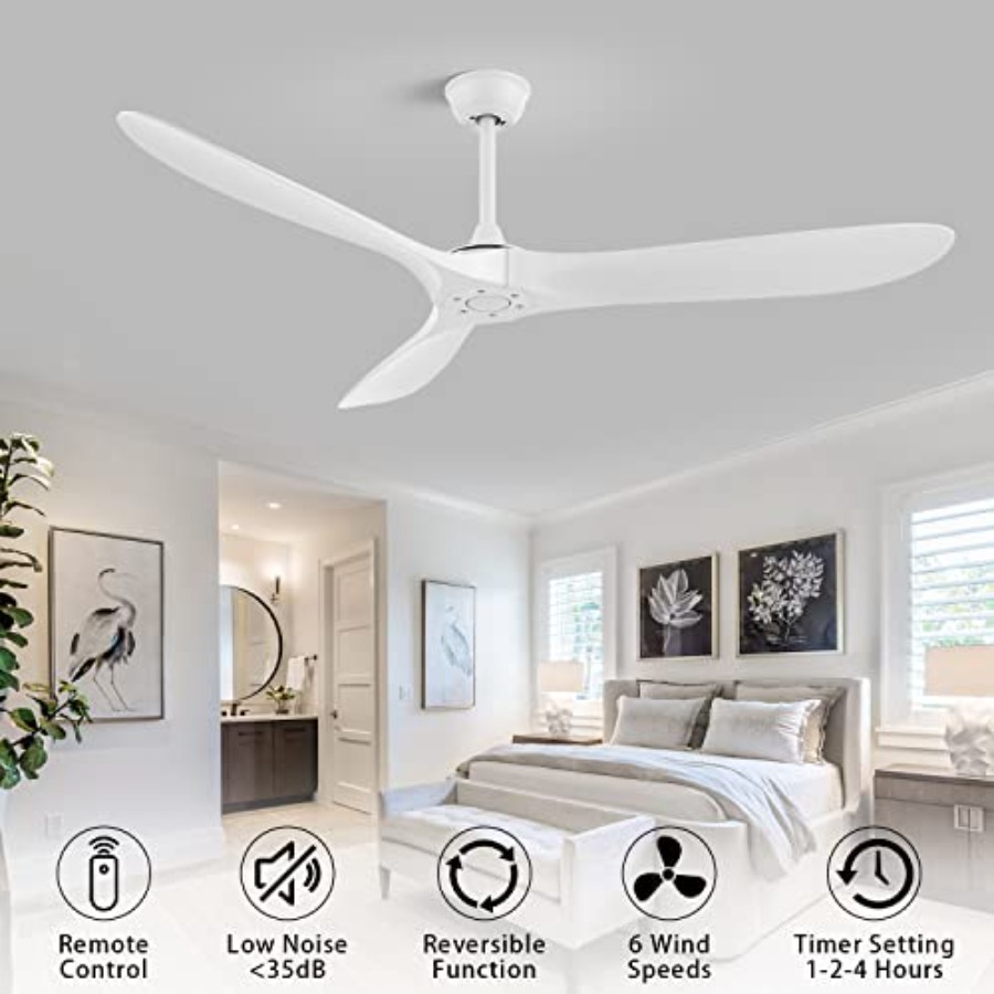 52'' Outdoor Ceiling Fan No Li – Outdoor Lighting Remote Control recenzja i cena