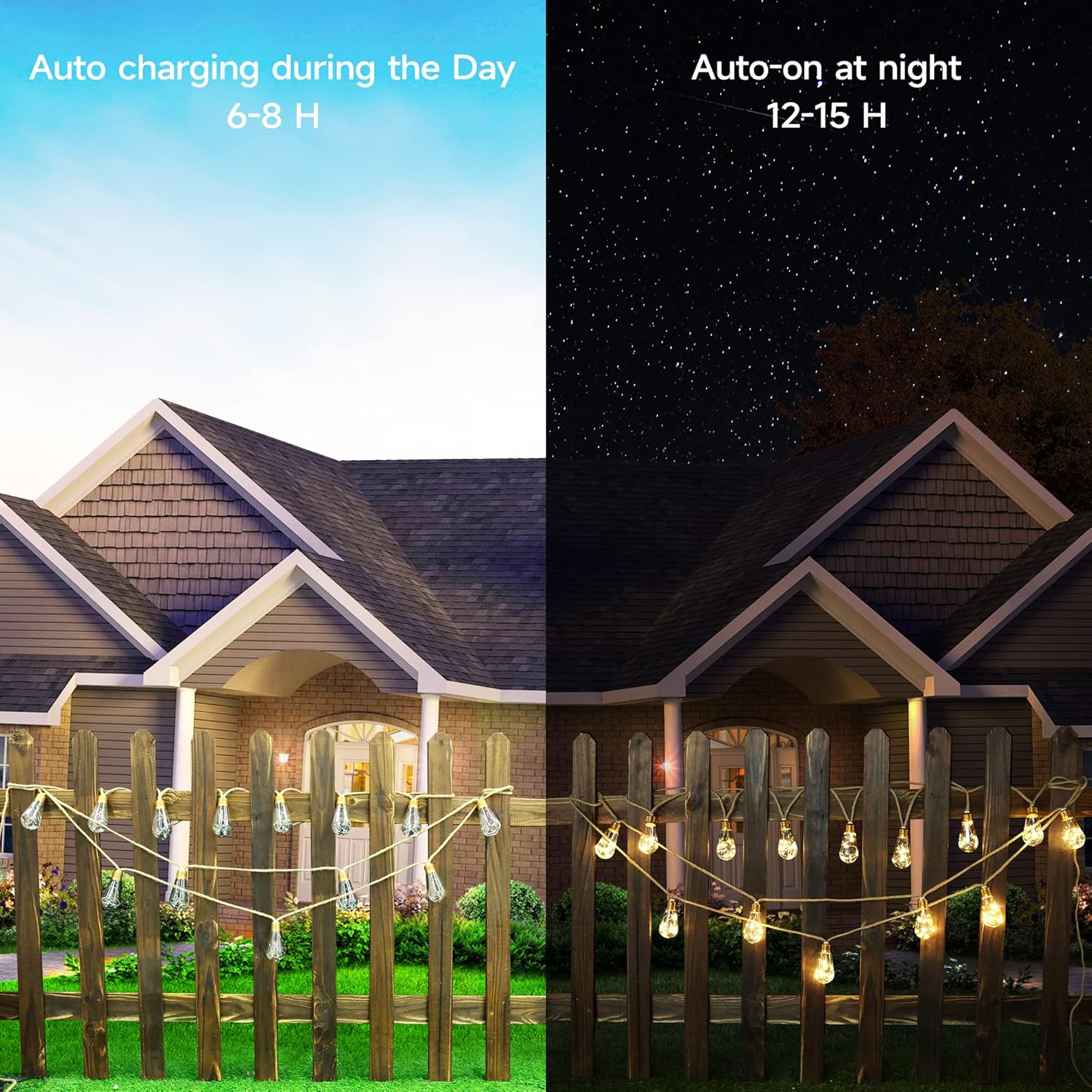 Solar Outdoor String Lights 20 – Outdoor Lighting For Fence recenzja i cena