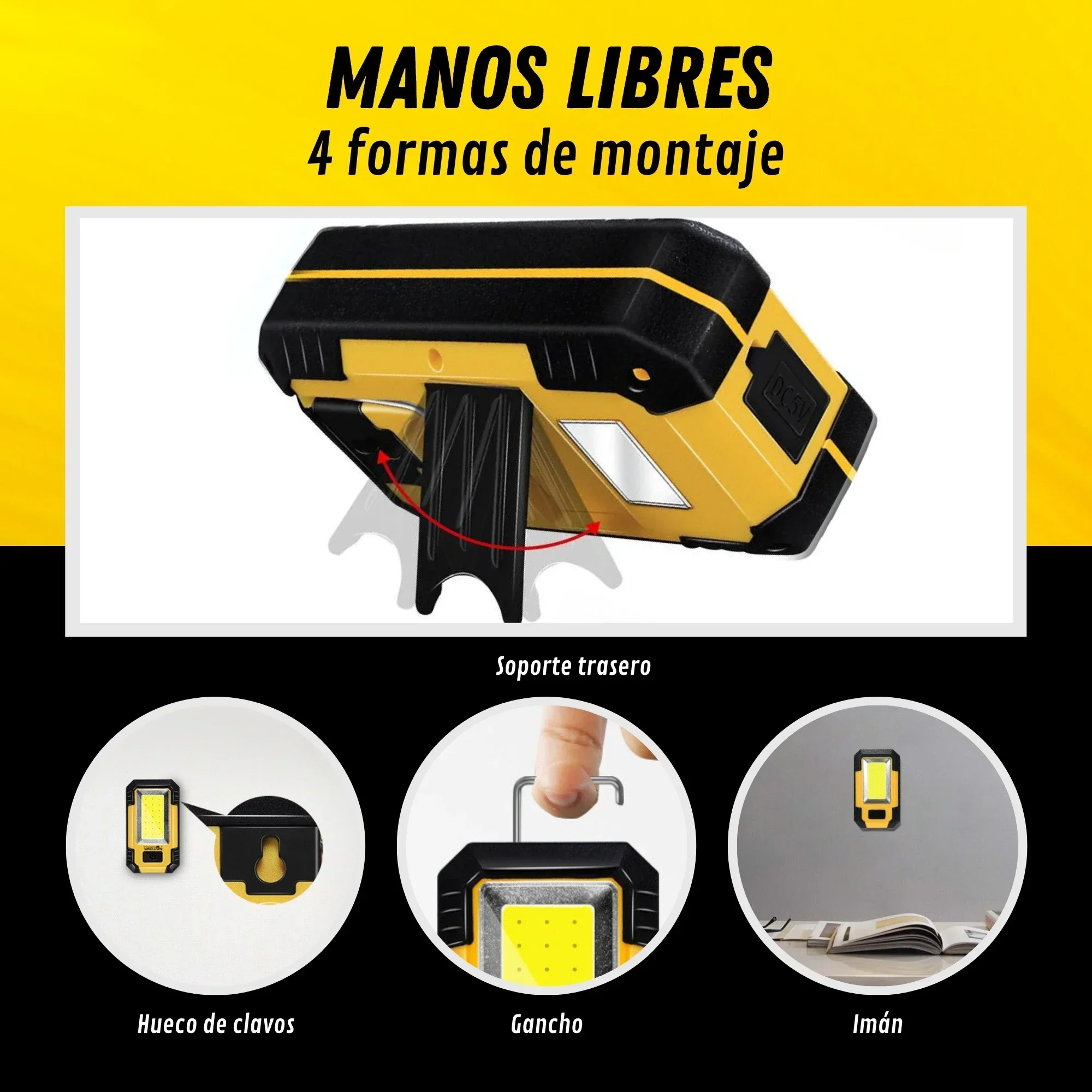 Rechargeable 4000MaH Work Ligh – Outdoor Lighting Lowes recenzja i cena