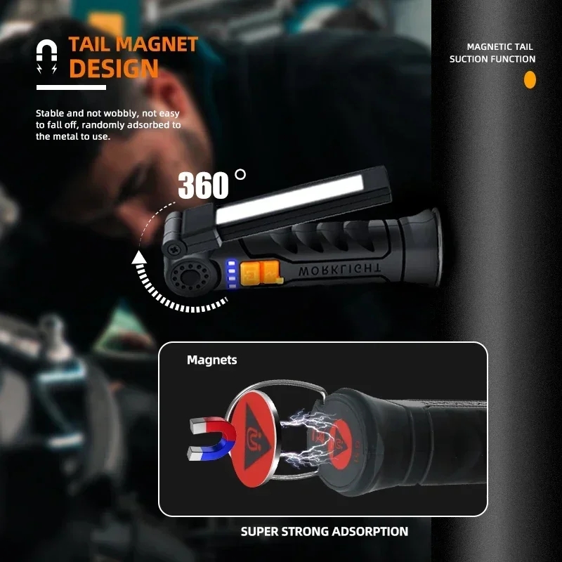 Portable COB LED Flashlight US – Outdoor Lighting Nearby recenzja i cena