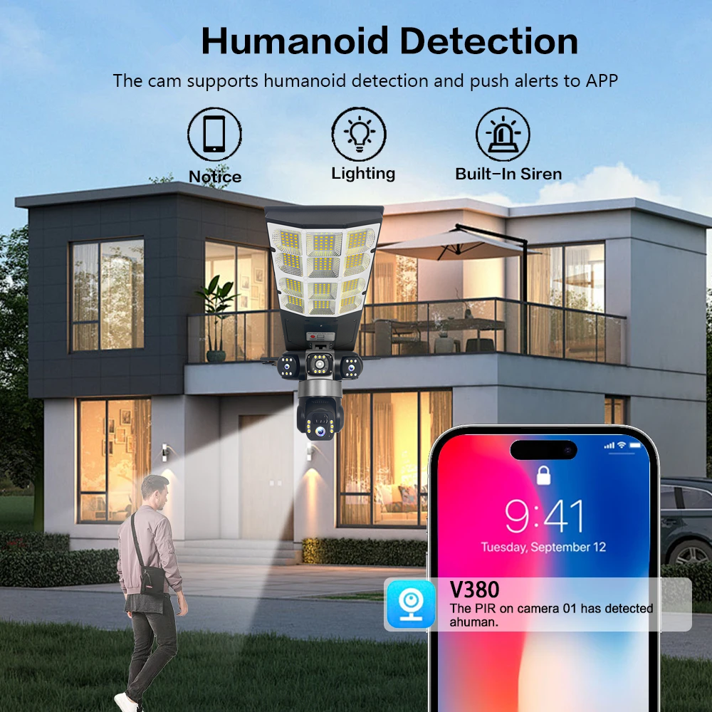 Solar 4G Street Light Camera 1 – Outdoor Lighting Remote Control recenzja i cena
